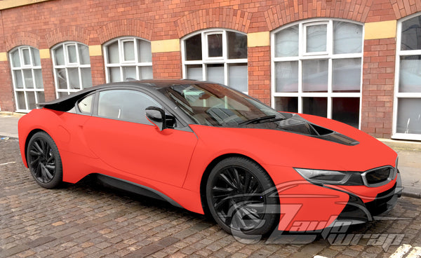 Ultra Matte Flat Red Vinyl Wrap