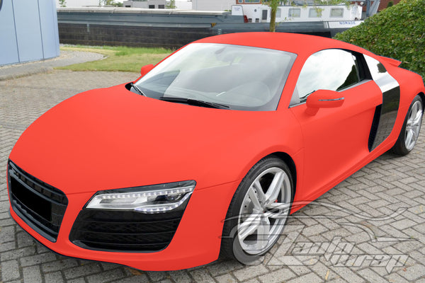 Ultra Matte Flat Red Vinyl Wrap
