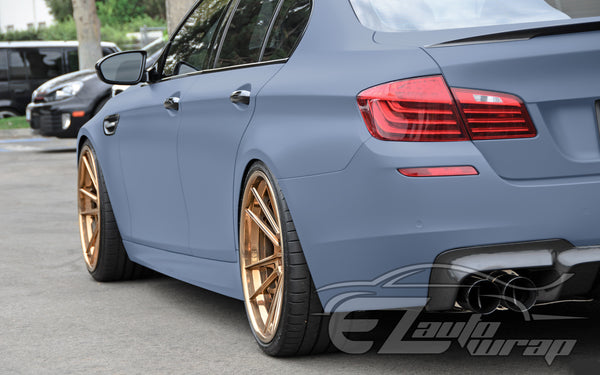 Ultra Matte Flat Porcelain Blue Vinyl Wrap