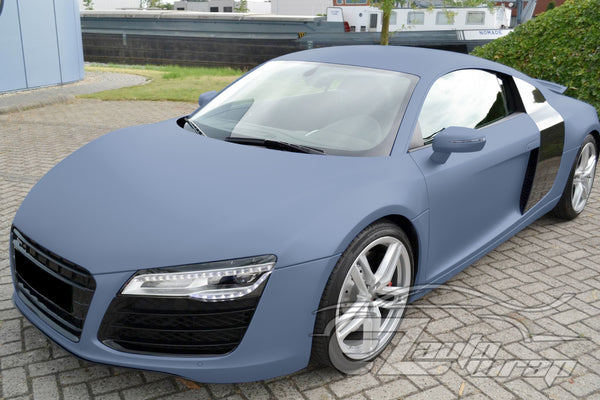 Ultra Matte Flat Porcelain Blue Vinyl Wrap