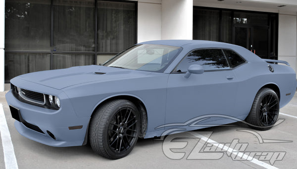 Ultra Matte Flat Porcelain Blue Vinyl Wrap