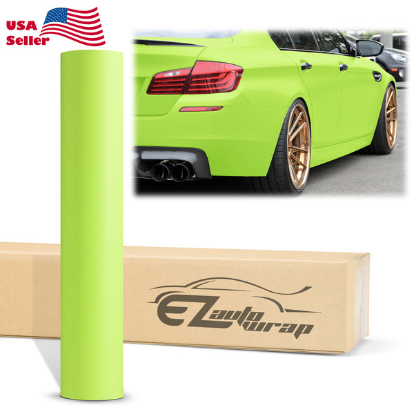 Ultra Matte Flat Apple Green Vinyl Wrap
