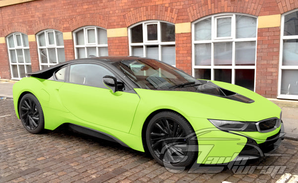 Ultra Matte Flat Apple Green Vinyl Wrap