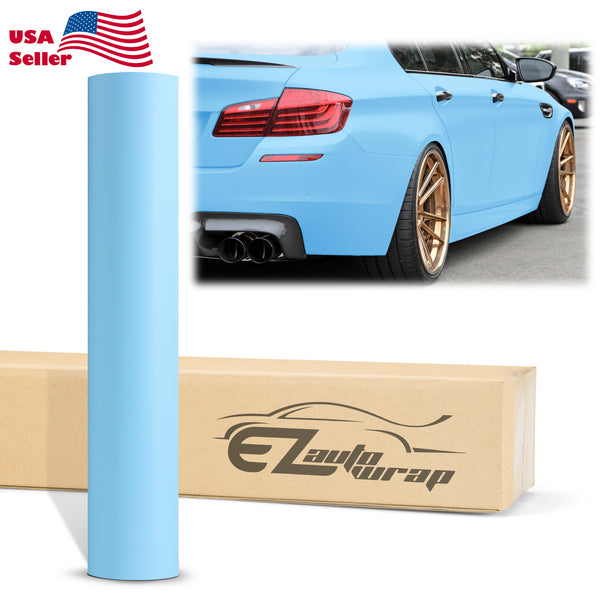 Ultra Matte Flat Light Blue Vinyl Wrap