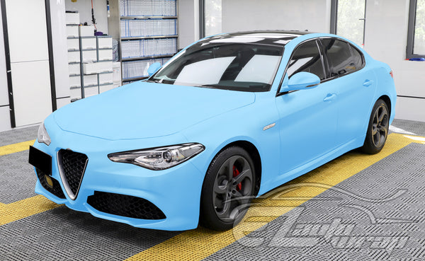 Ultra Matte Flat Light Blue Vinyl Wrap
