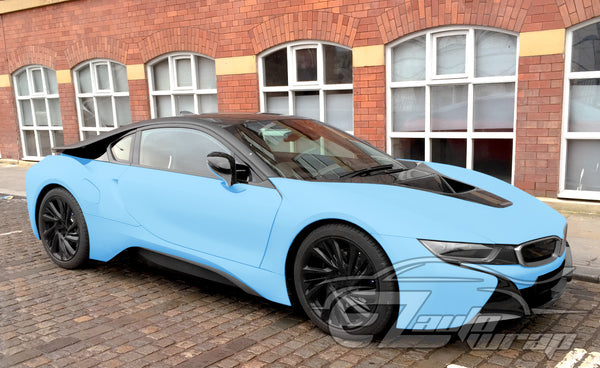 Ultra Matte Flat Light Blue Vinyl Wrap