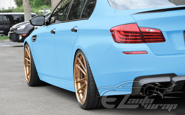 Ultra Matte Flat Light Blue Vinyl Wrap
