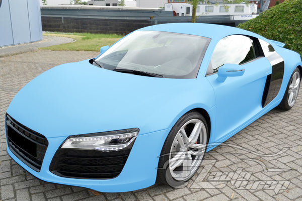 Ultra Matte Flat Light Blue Vinyl Wrap