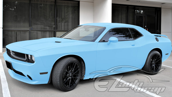 Ultra Matte Flat Light Blue Vinyl Wrap