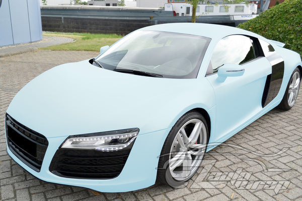 Ultra Matte Flat Frozzen Blue Vinyl Wrap