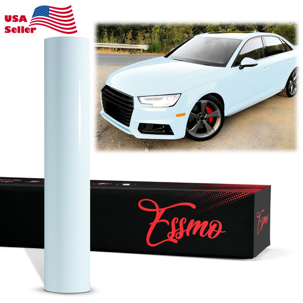 PET Super Gloss Frozzen Blue Vinyl Wrap