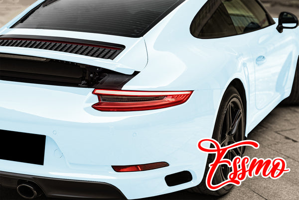 PET Super Gloss Frozzen Blue Vinyl Wrap