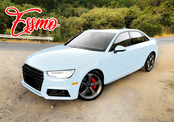 PET Super Gloss Ice Blue Vinyl Wrap