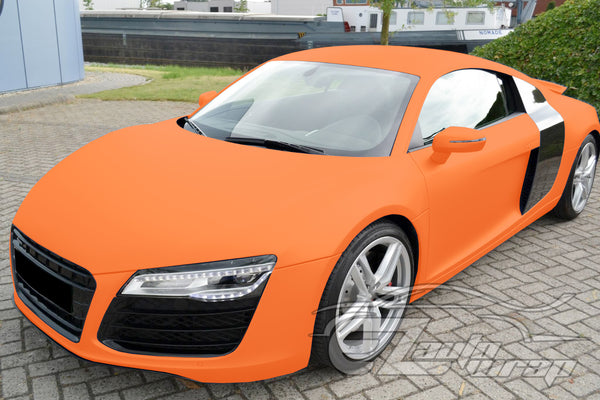 Ultra Matte Flat Flame Orange Vinyl Wrap