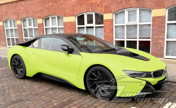 Ultra Matte Flat Acid Lime Vinyl Wrap