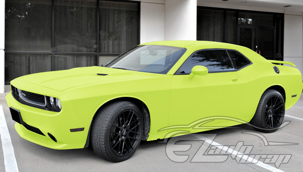 Ultra Matte Flat Acid Lime Vinyl Wrap