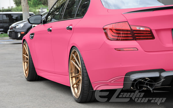 Ultra Matte Flat Rose Red Vinyl Wrap