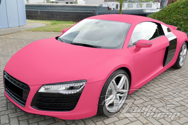 Ultra Matte Flat Rose Red Vinyl Wrap