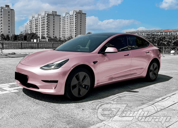 Super Gloss Metallic Passion Pink Vinyl Wrap