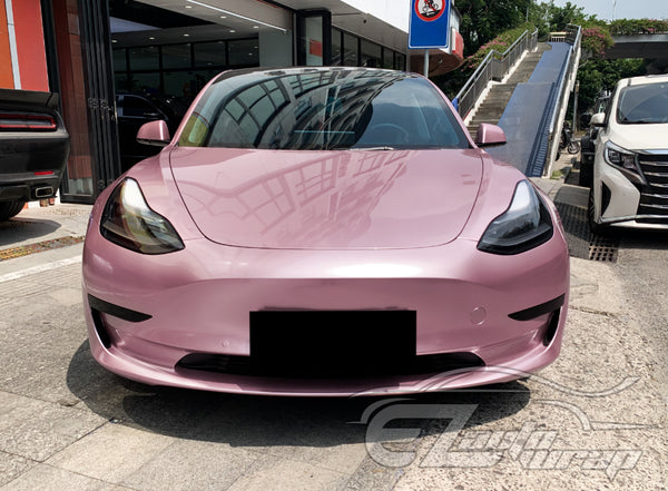 Super Gloss Metallic Passion Pink Vinyl Wrap