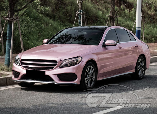 Super Gloss Metallic Passion Pink Vinyl Wrap