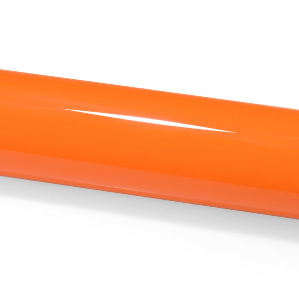 PET Super Gloss Lava Orange Vinyl Wrap