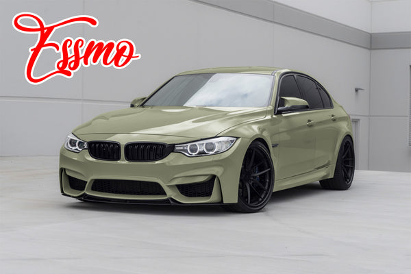 PET Super Gloss Dark Khaki Green Vinyl Wrap