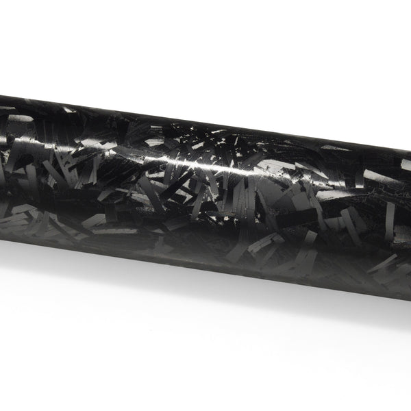 24K Chopped Carbon Fiber Matte Black Vinyl Wrap