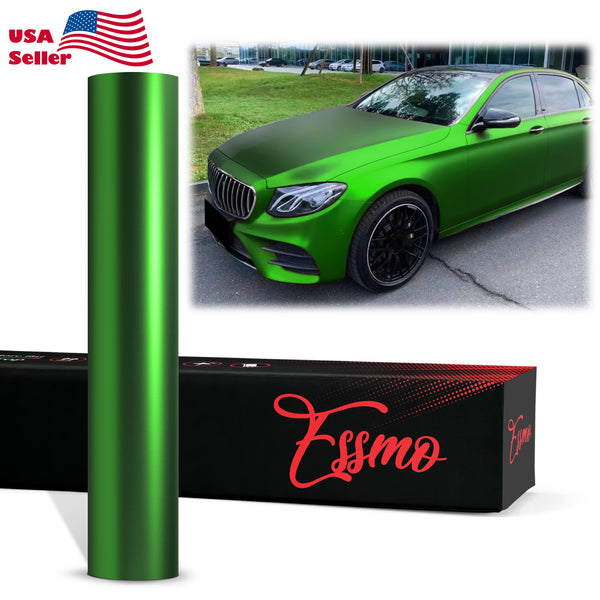 PET Romance Chrome Beast Green Vinyl Wrap