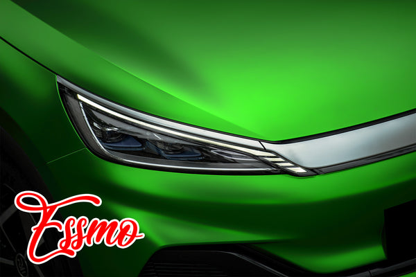 PET Romance Chrome Beast Green Vinyl Wrap