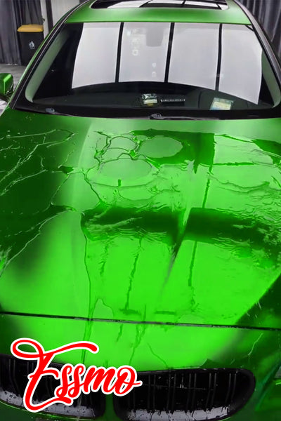 PET Romance Chrome Beast Green Vinyl Wrap