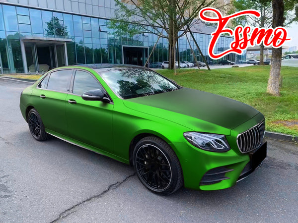 PET Romance Chrome Beast Green Vinyl Wrap