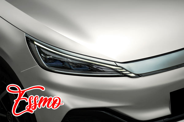 PET Romance Chrome Silver Vinyl Wrap