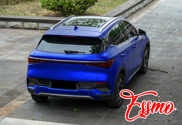 PET Romance Chrome Klein Blue Vinyl Wrap