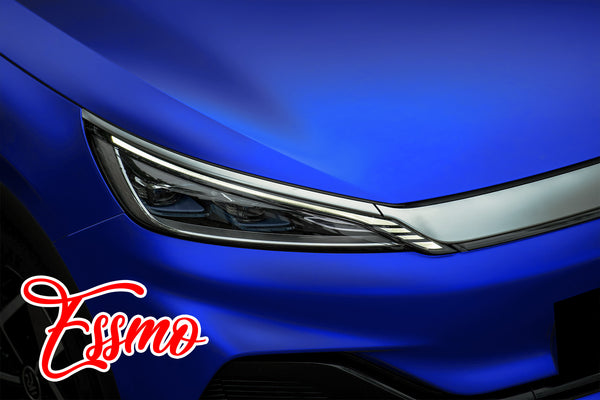 PET Romance Chrome Klein Blue Vinyl Wrap