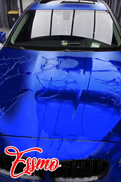 PET Romance Chrome Klein Blue Vinyl Wrap