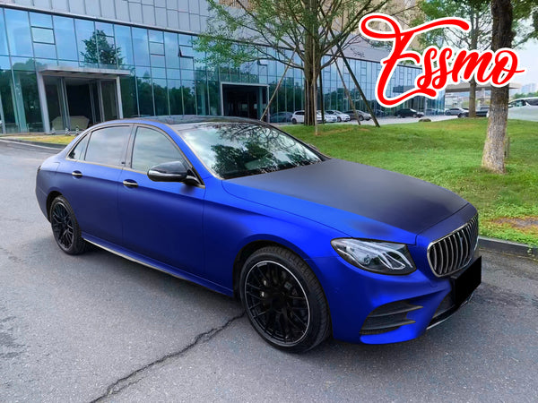 PET Romance Chrome Klein Blue Vinyl Wrap