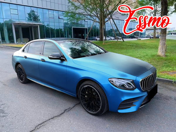 PET Romance Chrome Light Blue Vinyl Wrap