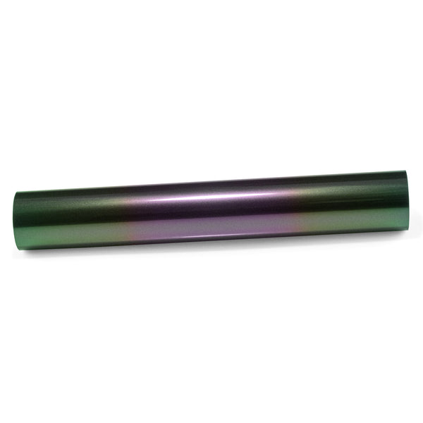 PET Galaxy Dust Gloss Violeta Green Color Shift Vinyl Wrap