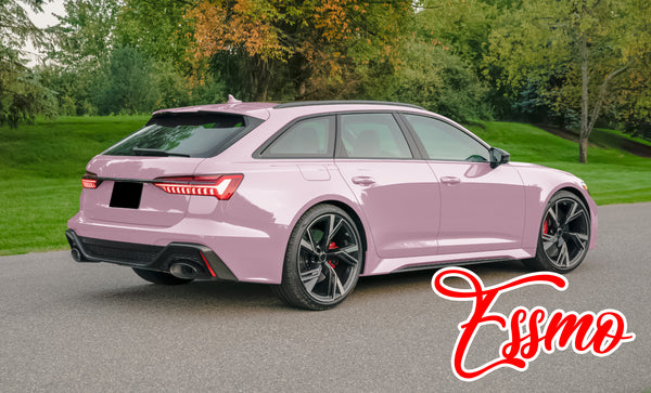 PET Super Gloss Chalk Pink Vinyl Wrap
