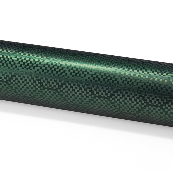 PET Honeycomb Carbon Fiber Satin Venom Green Hex Vinyl Wrap