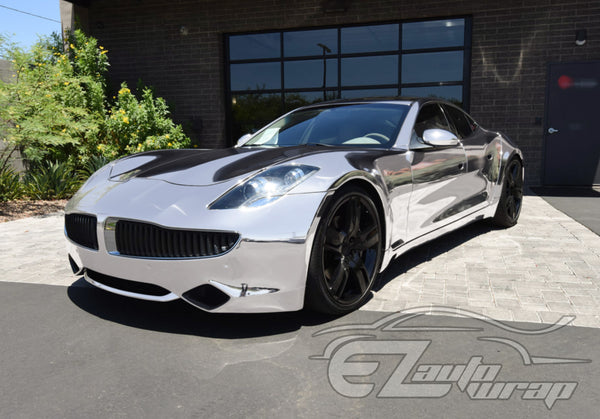 Supercast Silver Easy Stretch Chrome Vinyl Wrap