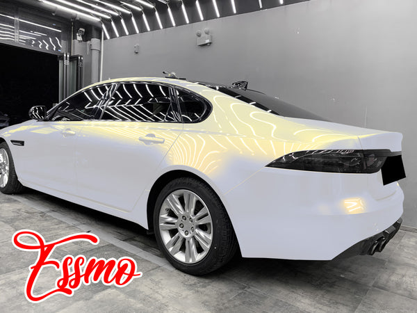 PET Pearl White Gloss White Gold Vinyl Wrap