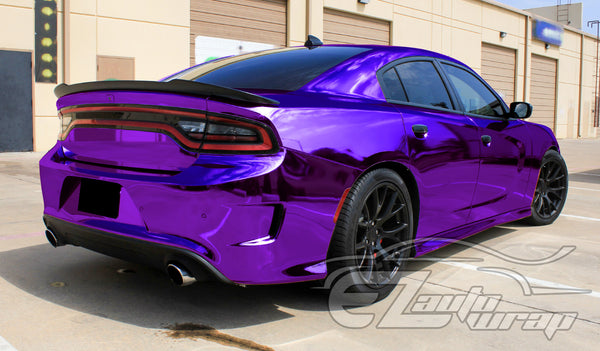 Supercast Purple Easy Stretch Chrome Vinyl Wrap