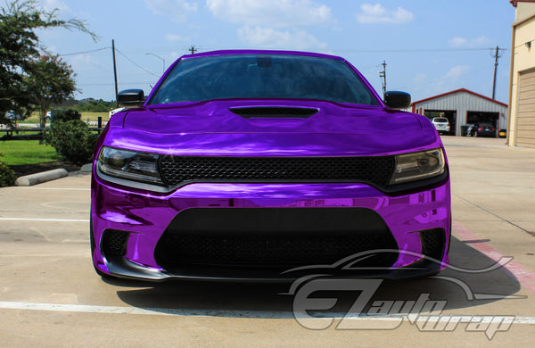 Supercast Purple Easy Stretch Chrome Vinyl Wrap