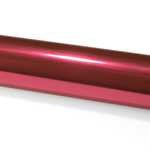 Supercast Rose Red Easy Stretch Chrome Vinyl Wrap
