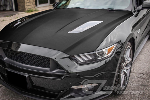 3D Carbon Fiber Textured Black Matte Vinyl Wrap