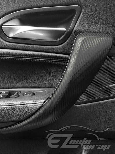 3D Carbon Fiber Textured Black Matte Vinyl Wrap