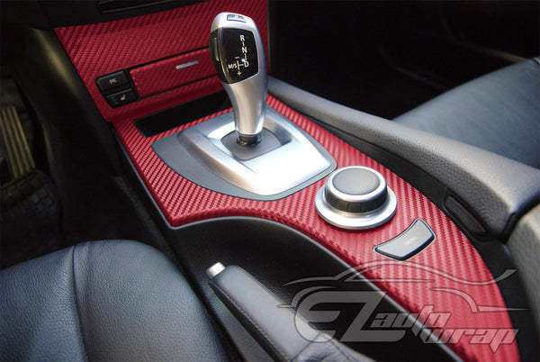 3D Carbon Fiber Textured Burgundy Matte Vinyl Wrap