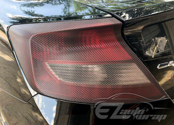 3D Carbon Fiber Textured Clear Frosted Matte Vinyl Wrap